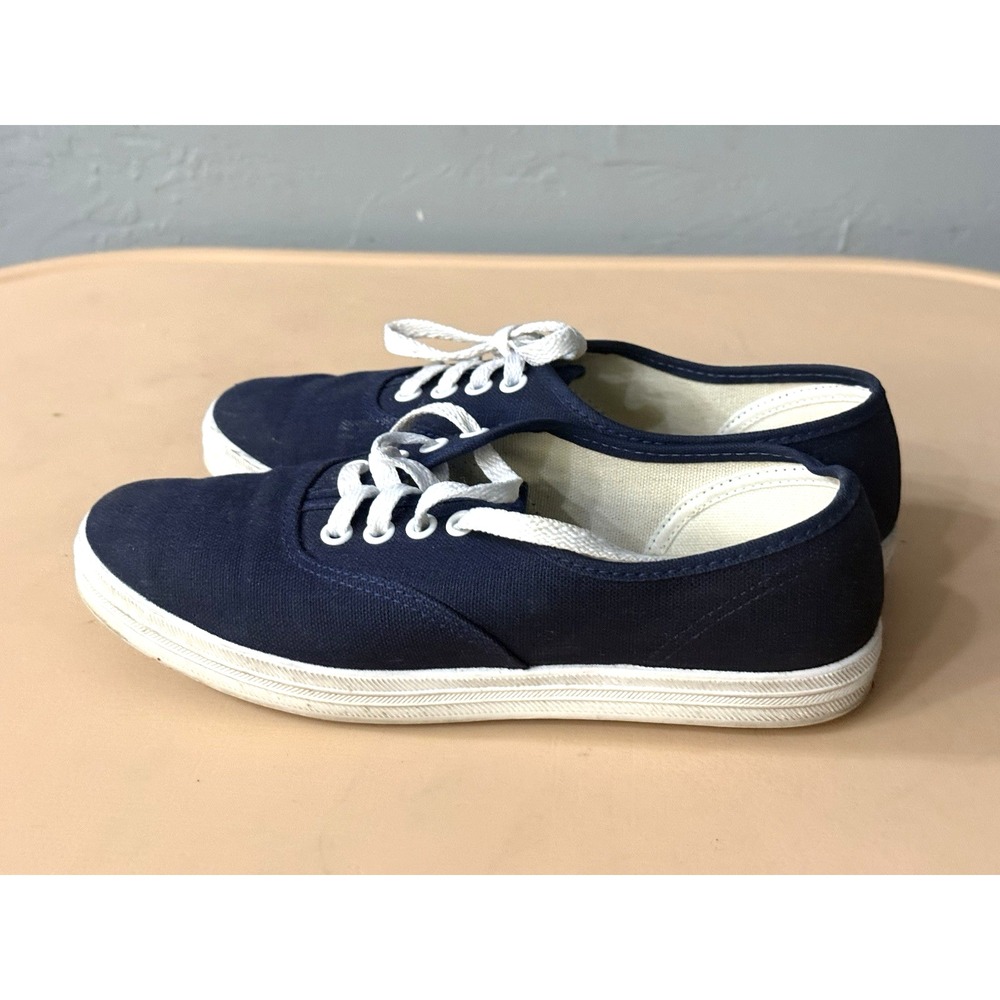 Dexter Women's 7M Blue Canvas Lace Up Classic Athletic‎ Shoes Sneakers